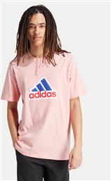 T-SHIRT FUTURE ICONS BADGE OF SPORT IS8342 ΡΟΖ LOOSE FIT ADIDAS