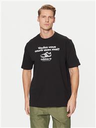 T-SHIRT GRAPHIC TEE JC8366 ΜΑΥΡΟ REGULAR FIT ADIDAS