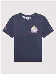 T-SHIRT KEVIN LYONS HF7539 ΣΚΟΥΡΟ ΜΠΛΕ REGULAR FIT ADIDAS