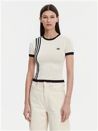T-SHIRT KNITTED 3-STRIPES JJ0961 ΜΠΕΖ SLIM FIT ADIDAS
