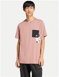 T-SHIRT LENS ELEVATED POCKET GRAPHIC JJ3927 ΡΟΖ LOOSE FIT ADIDAS