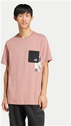 T-SHIRT LENS ELEVATED POCKET GRAPHIC JJ3927 ΡΟΖ LOOSE FIT ADIDAS