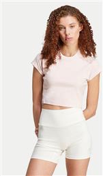 T-SHIRT LOUNGE IY6741 ΡΟΖ SLIM FIT ADIDAS