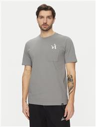T-SHIRT LOUNGE SLIDES GRAPHIC POCKET JC5284 ΓΚΡΙ REGULAR FIT ADIDAS