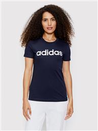 T-SHIRT LOUNGEWEAR ESSENTIALS LOGO H07833 ΣΚΟΥΡΟ ΜΠΛΕ SLIM FIT ADIDAS