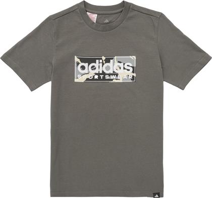 T-SHIRT ΜΕ ΚΟΝΤΑ ΜΑΝΙΚΙΑ CAMO LINEAR GRAPHIC T-SHIRT KIDS ADIDAS