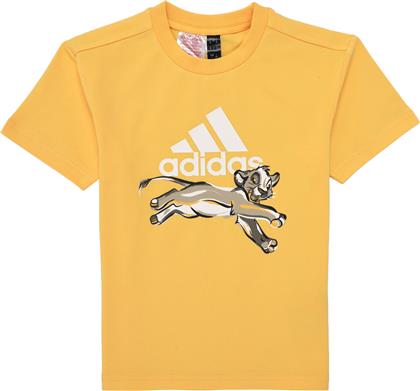 T-SHIRT ΜΕ ΚΟΝΤΑ ΜΑΝΙΚΙΑ DISNEY LION KING T-SHIRT ADIDAS