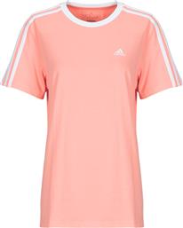 T-SHIRT ΜΕ ΚΟΝΤΑ ΜΑΝΙΚΙΑ ESSENTIALS 3-STRIPES T-SHIRT ADIDAS