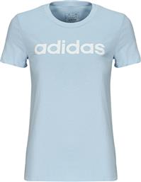 T-SHIRT ΜΕ ΚΟΝΤΑ ΜΑΝΙΚΙΑ ESSENTIALS SLIM LOGO T-SHIRT ADIDAS