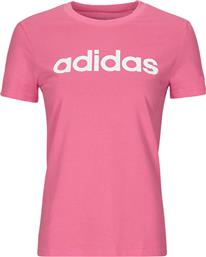 T-SHIRT ΜΕ ΚΟΝΤΑ ΜΑΝΙΚΙΑ ESSENTIALS SLIM LOGO T-SHIRT ADIDAS