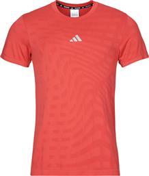 T-SHIRT ΜΕ ΚΟΝΤΑ ΜΑΝΙΚΙΑ GYM+ TRAINING SEAMLESS T-SHIRT ADIDAS