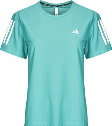 T-SHIRT ΜΕ ΚΟΝΤΑ ΜΑΝΙΚΙΑ OWN THE RUN T-SHIRT ADIDAS