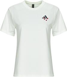 T-SHIRT ΜΕ ΚΟΝΤΑ ΜΑΝΙΚΙΑ TIRO FLORAL GRAPHIC T-SHIRT ADIDAS