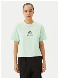 T-SHIRT MERCEDES - AMG PETRONAS FORMULA ONE TEAM PREMIUM JY3077 ΠΡΑΣΙΝΟ LOOSE FIT ADIDAS