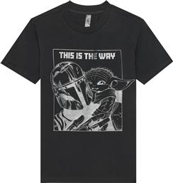 T-SHIRT STAR WARS THE MANDALORIAN JD4547 ΜΑΥΡΟ REGULAR FIT ADIDAS