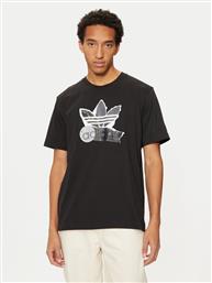 T-SHIRT SUPPLY FASHION IZ2588 ΜΑΥΡΟ REGULAR FIT ADIDAS