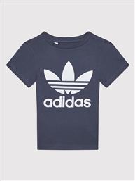 T-SHIRT TREFOIL HC9601 ΣΚΟΥΡΟ ΜΠΛΕ REGULAR FIT ADIDAS