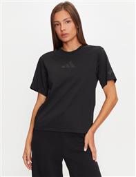 T-SHIRT Z.N.E. JE7846 ΜΑΥΡΟ REGULAR FIT ADIDAS από το MODIVO