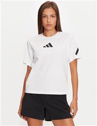 T-SHIRT Z.N.E. JE7857 ΛΕΥΚΟ REGULAR FIT ADIDAS