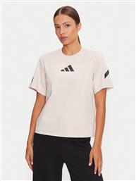 T-SHIRT Z.N.E. JF4781 ΡΟΖ REGULAR FIT ADIDAS