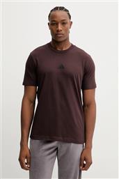 ΒΑΜΒΑΚΕΡΟ ΜΠΛΟΥΖΑΚΙ 3S ΑΝΔΡΙΚΟ, ΧΡΩΜΑ: ΚΑΦΕ, JX0736 ADIDAS