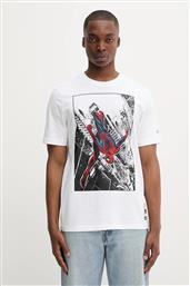 ΒΑΜΒΑΚΕΡΟ ΜΠΛΟΥΖΑΚΙ SPIDERMAN T-S ΑΝΔΡΙΚΟ, ΧΡΩΜΑ: ΑΣΠΡΟ, JL5556 ADIDAS