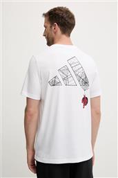 ΒΑΜΒΑΚΕΡΟ ΜΠΛΟΥΖΑΚΙ SPIDERMAN T-S ΑΝΔΡΙΚΟ, ΧΡΩΜΑ: ΑΣΠΡΟ, JL8056 ADIDAS