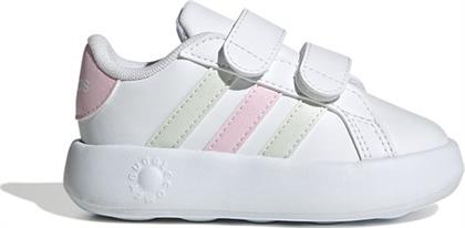 ΒΡΕΦΙΚΑ ΠΑΠΟΥΤΣΙΑ GRAND COURT 2.0 ΓΙΑ ΚΟΡΙΤΣΙΑ PASTEL - ΛΕΥΚΟ ADIDAS