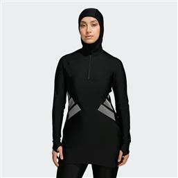 W BIG BARS LONG SLEEVE SWIM TOP (9000259338-22872) ADIDAS