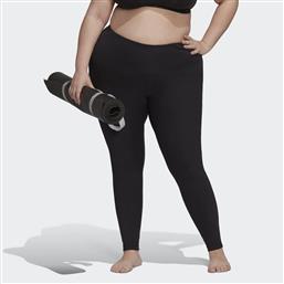 YOGA ESSENTIALS HIGH-WAISTED TIGHTS (PLUS SIZE) (9000121179-1469) ADIDAS PERFORMANCE