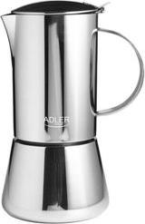 ESPRESSO COFFEE MAKER 350ML SILVER STEEL AD4419 ADLER