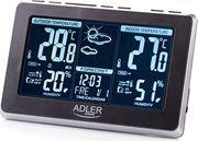 WEATHER STATION BLACK/SILVER AD1175 ADLER