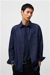 ADOLFO DOMíNGUEZ ΑΝΔΡΙΚΟ DENIM ΠΟΥΚΑΜΙΣΟ REGULAR FIT - 120071305 DENIM BLUE ΣΚΟΥΡΟ ADOLFO DOMINGUEZ