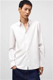 ADOLFO DOMíNGUEZ ΑΝΔΡΙΚΟ ΠΟΥΚΑΜΙΣΟ ΜΕ ΚΑΡΟ ΣΧΕΔΙΟ REGULAR FIT - 120201287 ΚΡΕΜ ADOLFO DOMINGUEZ