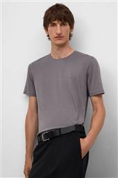 ADOLFO DOMíNGUEZ ΑΝΔΡΙΚΟ T-SHIRT ΜΟΝΟΧΡΩΜΟ - 172071028 TAUPE ADOLFO DOMINGUEZ