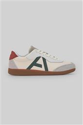 ADOLFO DOMíNGUEZ ΓΥΝΑΙΚΕΙΑ ΔΕΡΜΑΤΙΝΑ SNEAKERS ΜΕ MAXI LOGO - 296101046 ΕΚΡΟΥ ADOLFO DOMINGUEZ