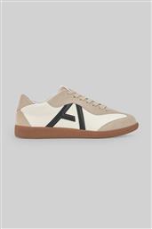 ADOLFO DOMíNGUEZ ΓΥΝΑΙΚΕΙΑ ΔΕΡΜΑΤΙΝΑ SNEAKERS ΜΕ MAXI LOGO - 296112017 ΜΠΕΖ ADOLFO DOMINGUEZ από το NOTOS