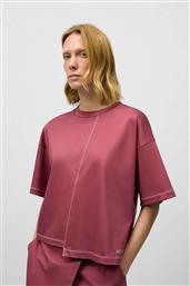 ADOLFO DOMíNGUEZ ΓΥΝΑΙΚΕΙΟ T-SHIRT ΜΕ ΑΣΥΜΜΕΤΡΗ ΓΡΑΜΜΗ - 272041127 ΒΥΣΣΙΝΙ ADOLFO DOMINGUEZ