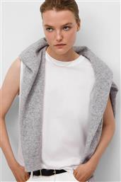 ADOLFO DOMíNGUEZ ΓΥΝΑΙΚΕΙΟ ΤΟΠ ΑΜΑΝΙΚΟ RELAXED FIT - 272011198 ΛΕΥΚΟ ADOLFO DOMINGUEZ