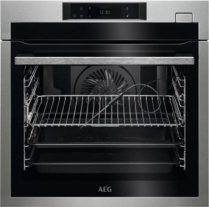 BPE748380M 71 LT INOX ΕΝΤΟΙΧΙΖΟΜΕΝΟΣ ΦΟΥΡΝΟΣ ΑΝΩ ΠΑΓΚΟΥ AEG