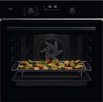 TS6PB531AB 71 LT ΜΑΥΡΟ ΕΝΤΟΙΧΙΖΟΜΕΝΟΣ ΦΟΥΡΝΟΣ ΑΝΩ ΠΑΓΚΟΥ AEG