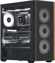 CASE D501A-G-BK-V2 MIDI TOWER WINDOW BLACK AEROCOOL