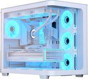 CASE P500C-G-WH-V1 MIDI TOWER TEMPERED GLASS WHITE AEROCOOL