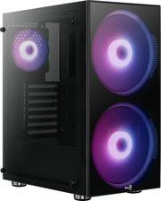 CASE PYHON MIDI TOWER TEMPERED GLASS BLACK AEROCOOL