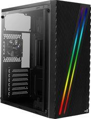 CASE STREAK MIDI TOWER WINDOW BLACK AEROCOOL