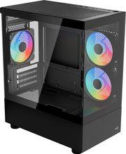 CASE VIEWPORT MINI G-BK-V2 MINI TOWER TEMPERED GLASS BLACK AEROCOOL