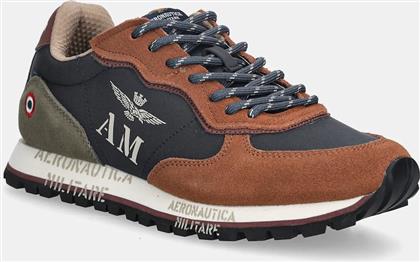 ΑΘΛΗΤΙΚΑ SNEAKERS ΧΡΩΜΑ: ΚΑΦΕ, 252SC0320UPL00313 AERONAUTICA