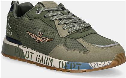 ΑΘΛΗΤΙΚΑ SNEAKERS ΧΡΩΜΑ: ΠΡΑΣΙΝΟ, 252SC0276UCT04249 AERONAUTICA