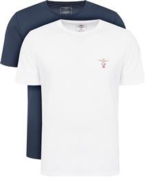 ΣΕΤ T-SHIRTS AM1UTI001B ΕΓΧΡΩΜΟ REGULAR FIT AERONAUTICA