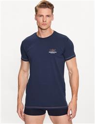 T-SHIRT AM1UTI003 ΣΚΟΥΡΟ ΜΠΛΕ REGULAR FIT AERONAUTICA από το MODIVO